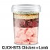 Platinum Click-Bits Chicken+Lamb - skanėstas kiekvienai dienai vištiena+ėriena, mažas riebalų kiekis (gabaliukai, 300 gr)